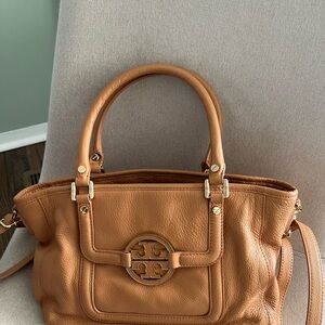Women’s Leather Satchel Handbag in Tan